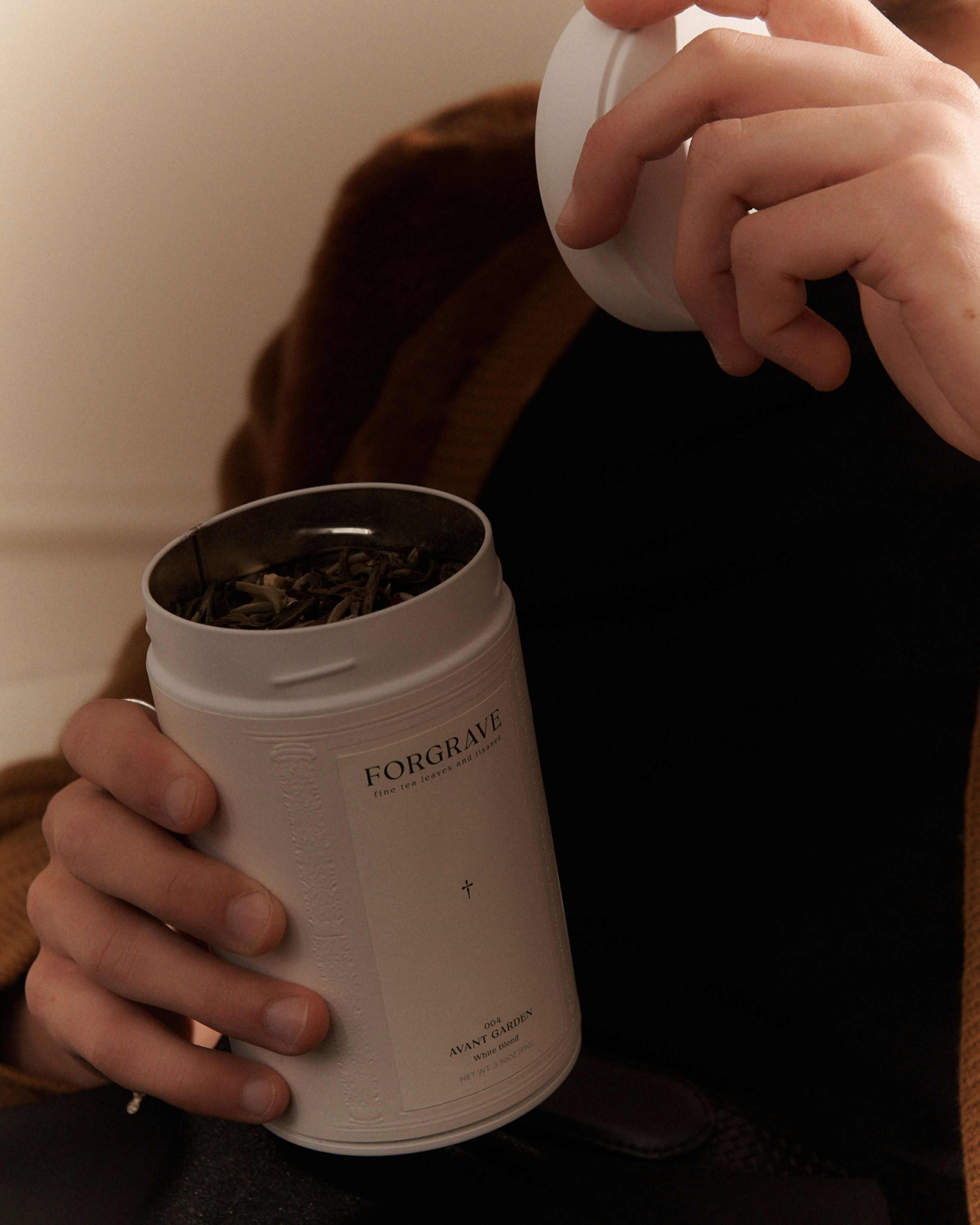 Forgrave 004 Avant Garden Organic White Tea Blend – Large Caddy
