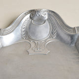 Aluminum Crumb Catcher — Tray with Floral Scroll