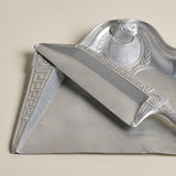 Aluminum Crumb Catcher — Tray with Floral Scroll