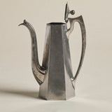 Reed & Barton Pewter Teapot — Faceted Hexagonal
